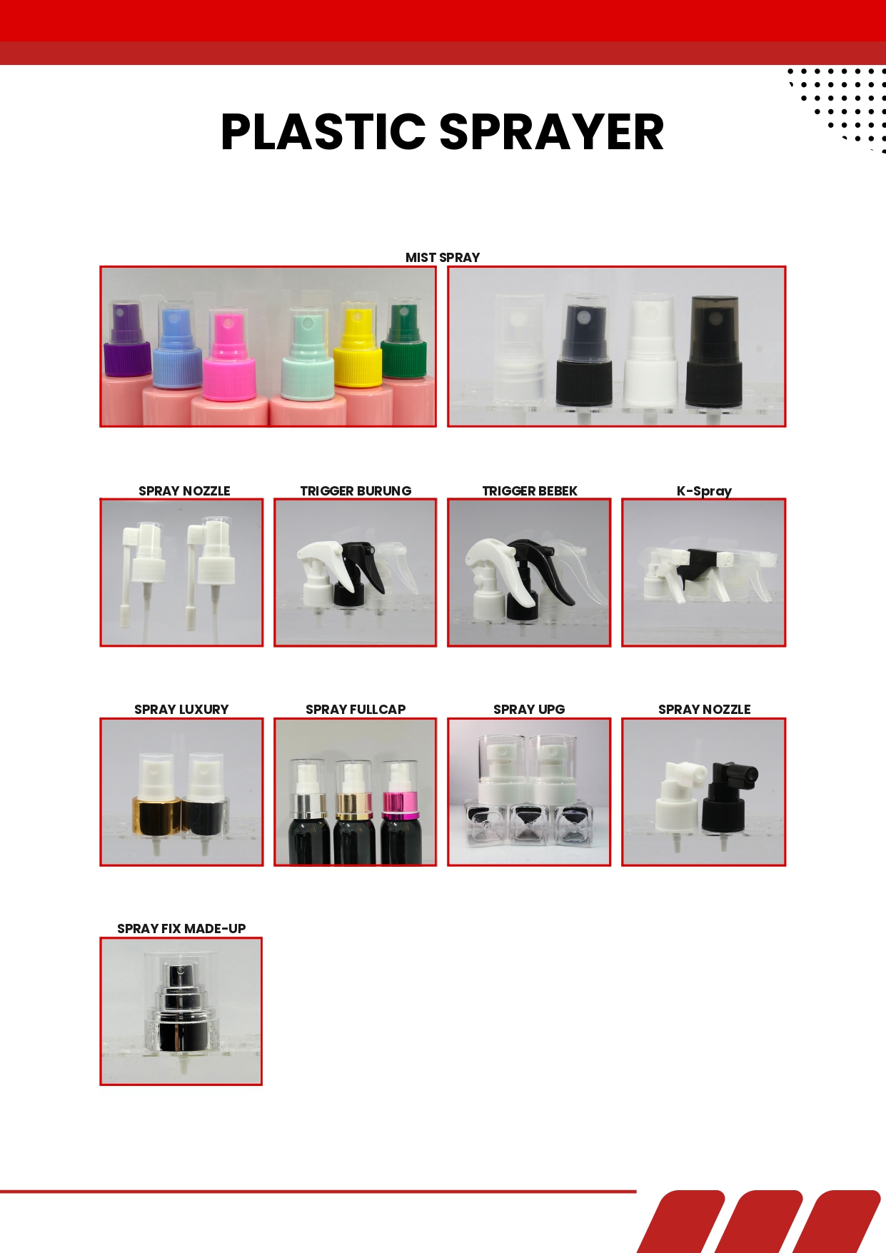 Plastic Sprayer Collection